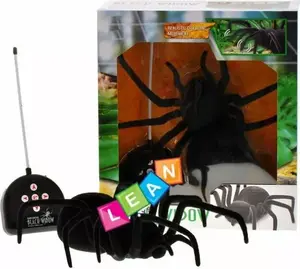 LEAN Sport remote-controlled large fuzzy spider model 423 'Black Widow'