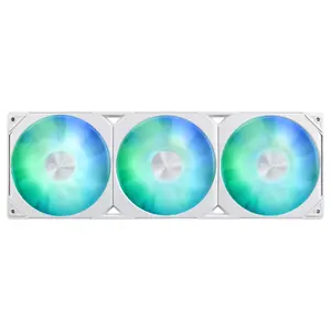 All-in-one liquid cooler ASUS Prime LC 360 ARGB White Edition — 360 mm radiator, 3x 120 mm PWM fans, 40 cm tubes, white