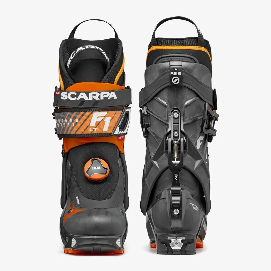 Kalnu slēpošanas zābaki Scarpa F1 LT - Oglekļa/Oranža Photo 3