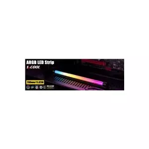 LED lente 1stCool AURA EVO ARGB 28 cm — melna