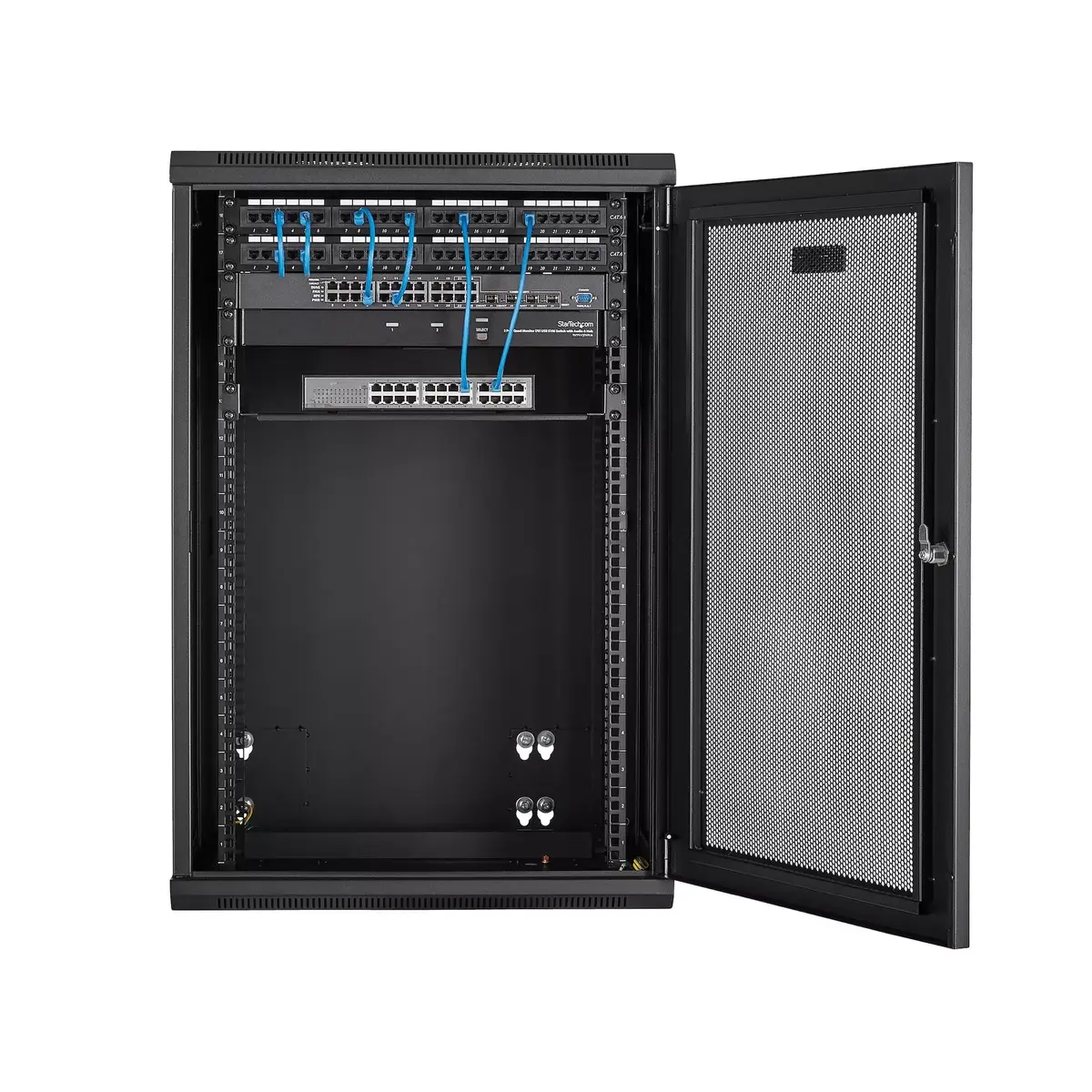 Sienas 4‑stabu skapītis StarTech RK1820WALHM 18U Photo 6