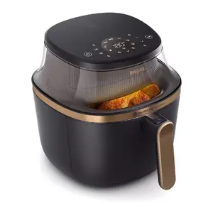 Аэрогриль Philips 3000 серии NA342/00 — 7.2 л, 2000 Вт, 16 программ, сенсорное управление, Black Gold