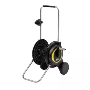 Катушка на тележке Karcher 2.645-363.0, для шланга 13/15/19 мм, макс. 60 м, 2 колеса, чёрно-жёлтая