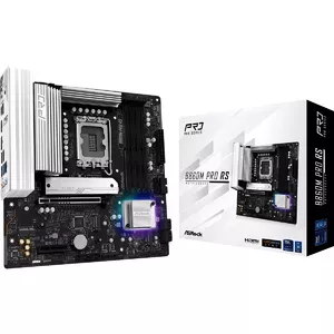Материнская плата ASROCK B860M Pro RS — Intel B860, LGA 1851, micro ATX, DDR5, 4× DIMM, 2.5Gb LAN, 1×PCIe5 x16