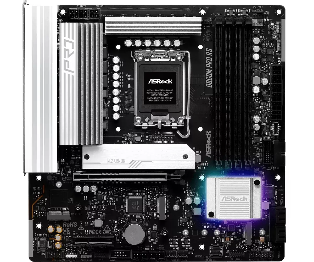 ASROCK B860M Pro RS micro ATX mātesplate Photo 2
