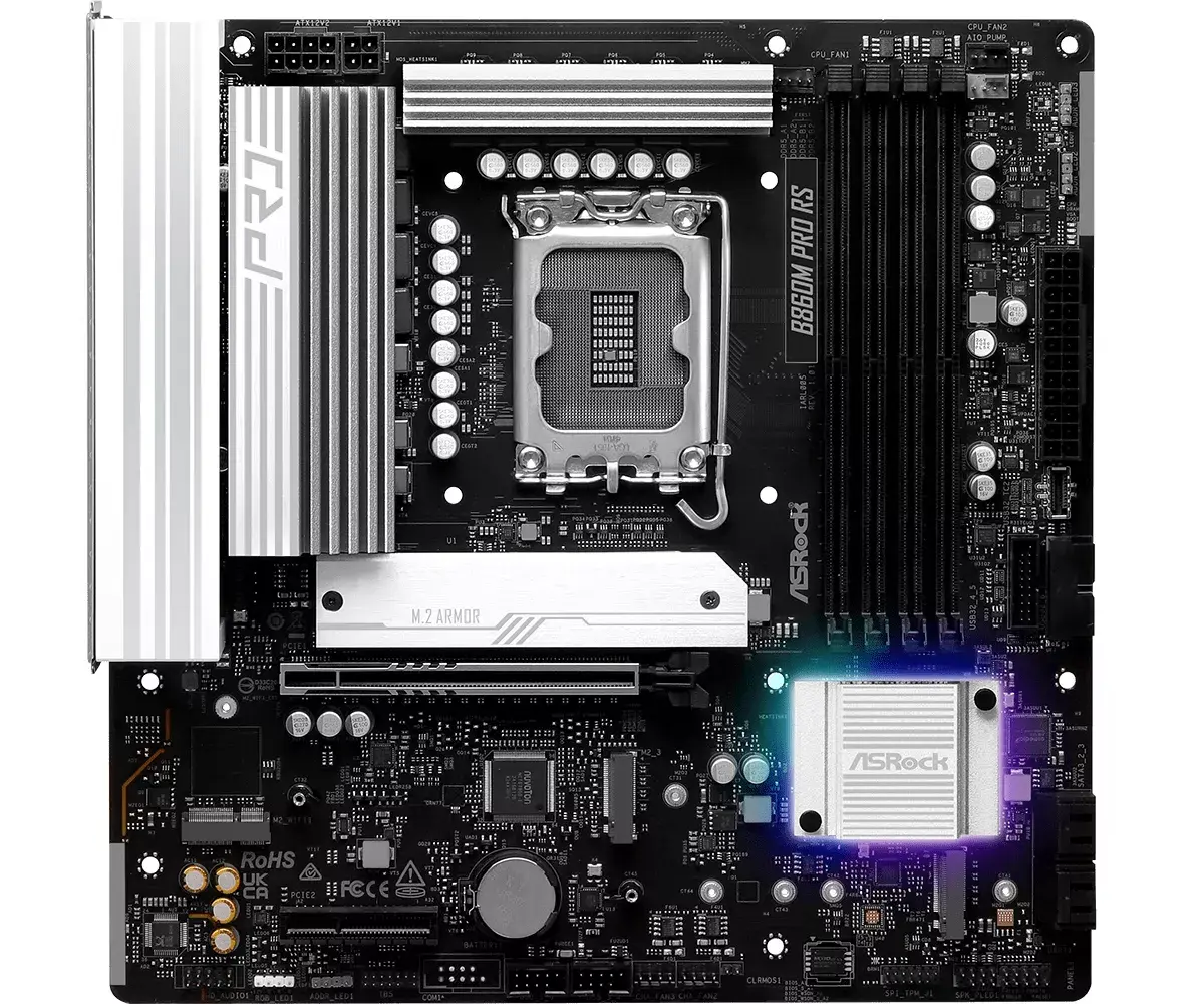 ASROCK B860M Pro RS micro ATX mātesplate Photo 3