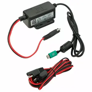 Car DC mobile device charger RAM Mount ram-gds-charge-v7cu 10–30V input 9V max output 1m cable Black Green Red