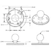 RAM Mounts Round Plate with Ball RAM-B-202U Photo 3