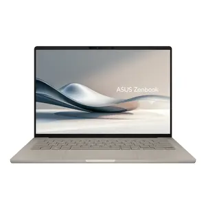 Laptop ASUS Zenbook A14 UX3407QA Copilot+ — Qualcomm Snapdragon X1-26-100, 14" WUXGA, 16 GB LPDDR5x, 512 GB SSD, Windows 11 Home, Beige