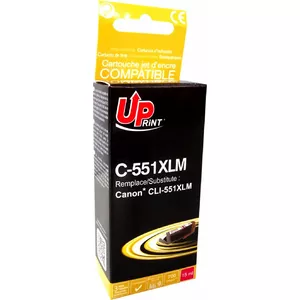 Ink Cartridge Uprint C-551XLM / CLI551M XL (Magenta) - Uprint replacement cartridge, magenta