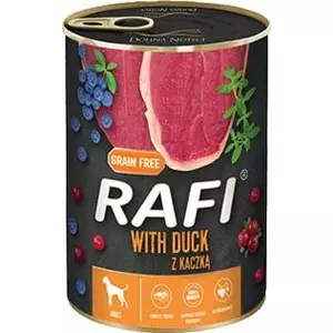 Wet Cat Food RAFI PIES 400 g – Duck with Blueberry and Cranberry