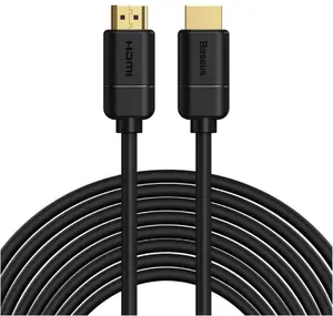 HDMI cable Baseus BSU1579BLK 8 m, black, high-speed HDMI connection