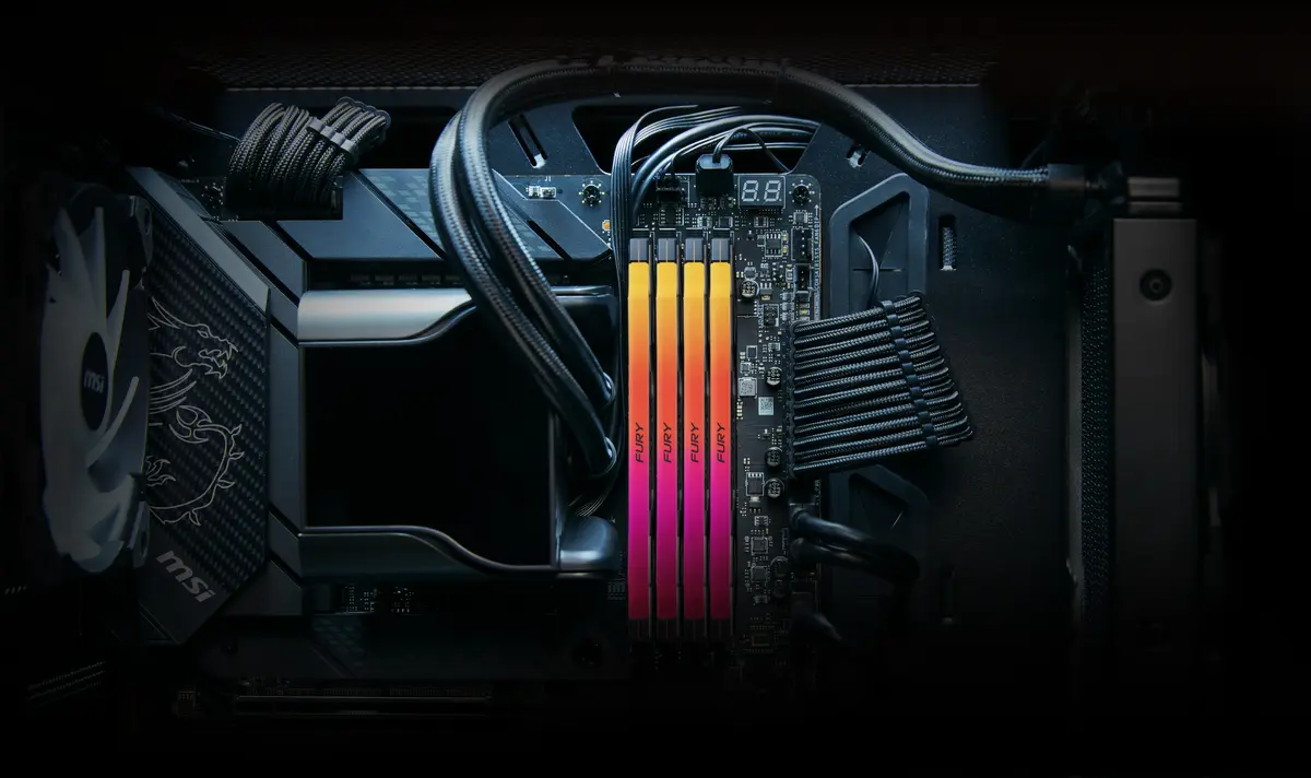 Kingston FURY Renegade RGB 96GB (2x48GB) DDR5 6000 CL32 Photo 8