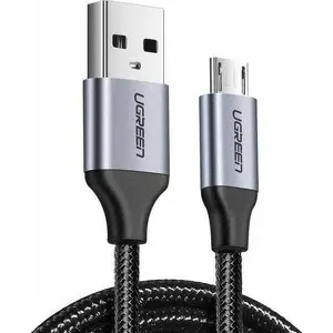 Кабель USB-A — microUSB UGREEN 3 м, черный, модель UGR1159BLK