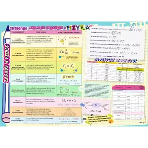 Desk Pad HENRY — educational physics-themed desk mat (model 403248)