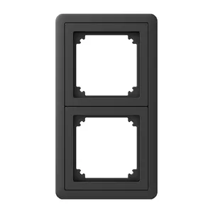 Schneider Electric Exxact 2-Gang Frame with Removable Adapter, Anthracite