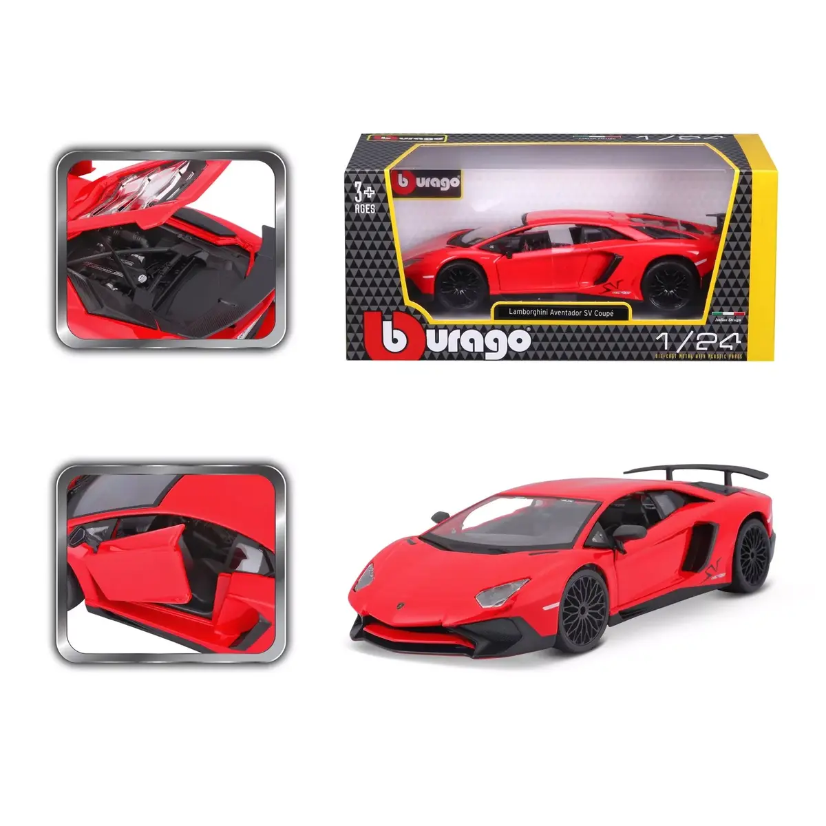 Bburago Lamborghini Aventador SV Coupé модель 1:24 Photo 3
