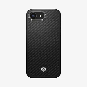 Vāks Spigen Enzo Aramid iPhone 16e Matēts Melns Monohroms