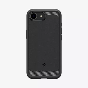 Spigen Rugged Armor MagFit iPhone 16e Case Matte Black Cover
