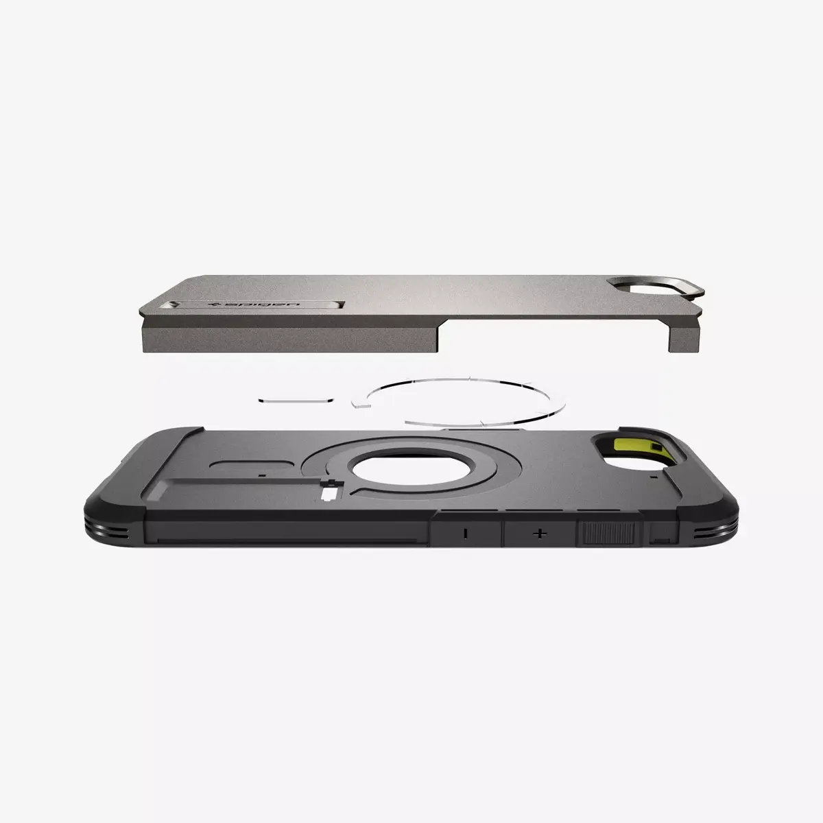 Spigen Tough Armor AI vāks Gunmetal iPhone 16e Photo 7