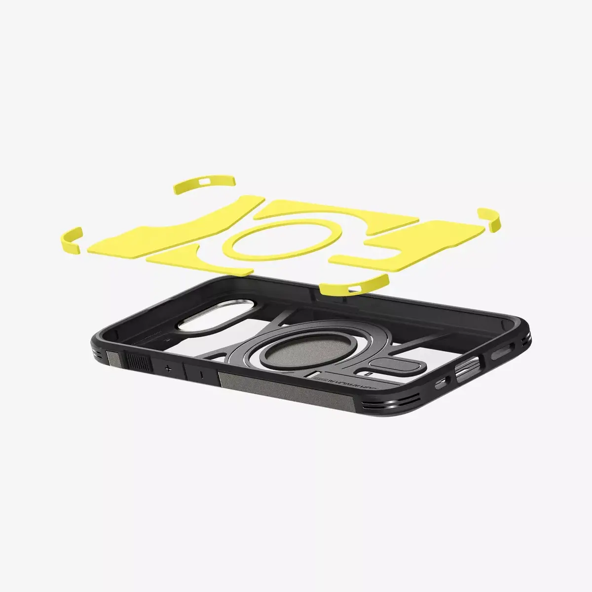Spigen Tough Armor AI vāks Gunmetal iPhone 16e Photo 8