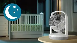 Stay cool overnight with the Quiet Sleep mode