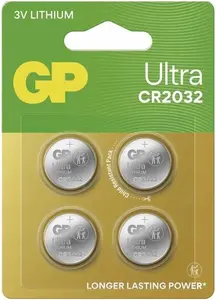 Coin cell battery GP CR2032 3.0V — Gold Peak Industries GPCR2032ULT387C4