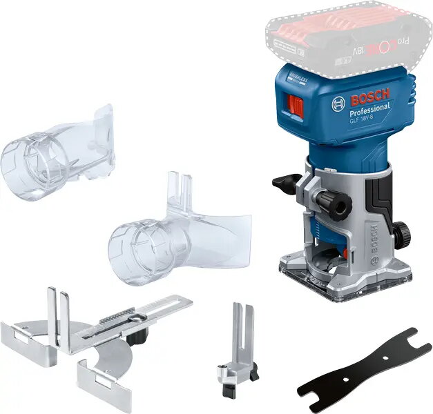 Bezvadu malu frēze Bosch GLF 18V-8