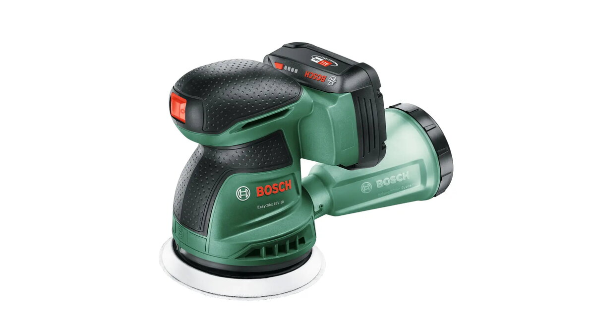 Bosch EasyOrbit 18V-10 Bezvadu ekscentra slīpmašīna