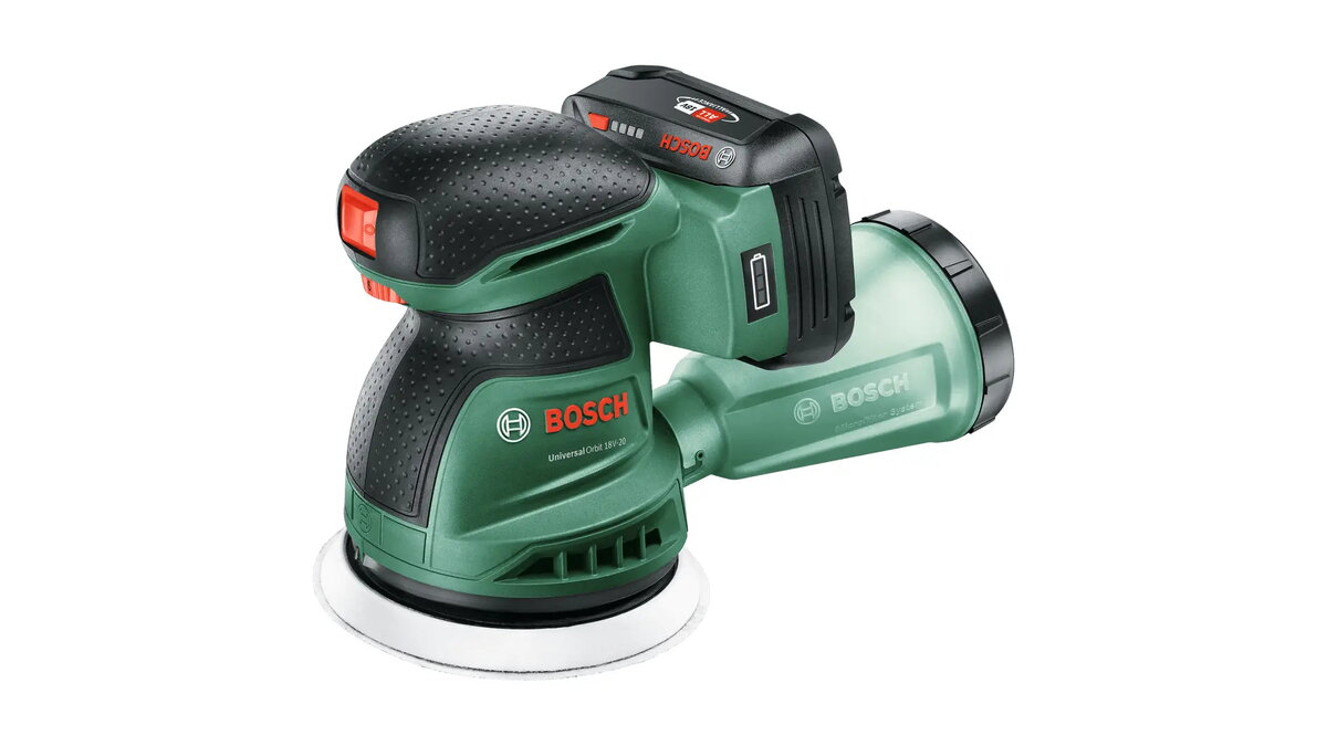 Bosch UniversalOrbit 18V-20 orbītas slīpmašīna ar