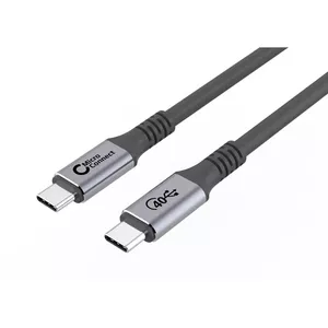 USB Cable Microconnect USB4CC3 3m USB4 Gen 3x2 USB C Black