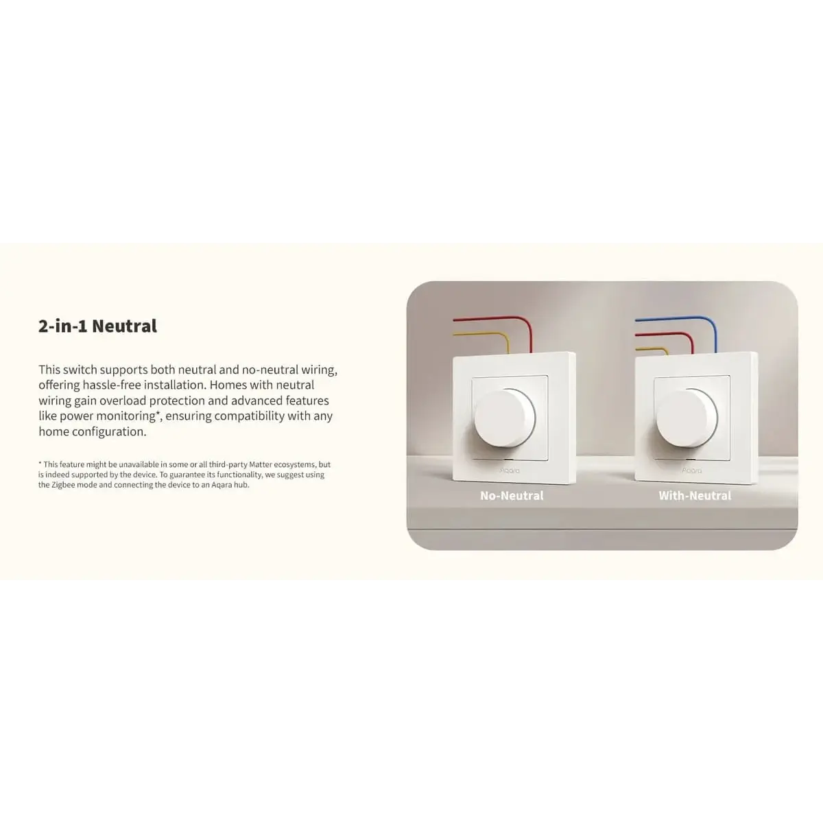 Aqara Dimmer Switch H2 EU balts Photo 7