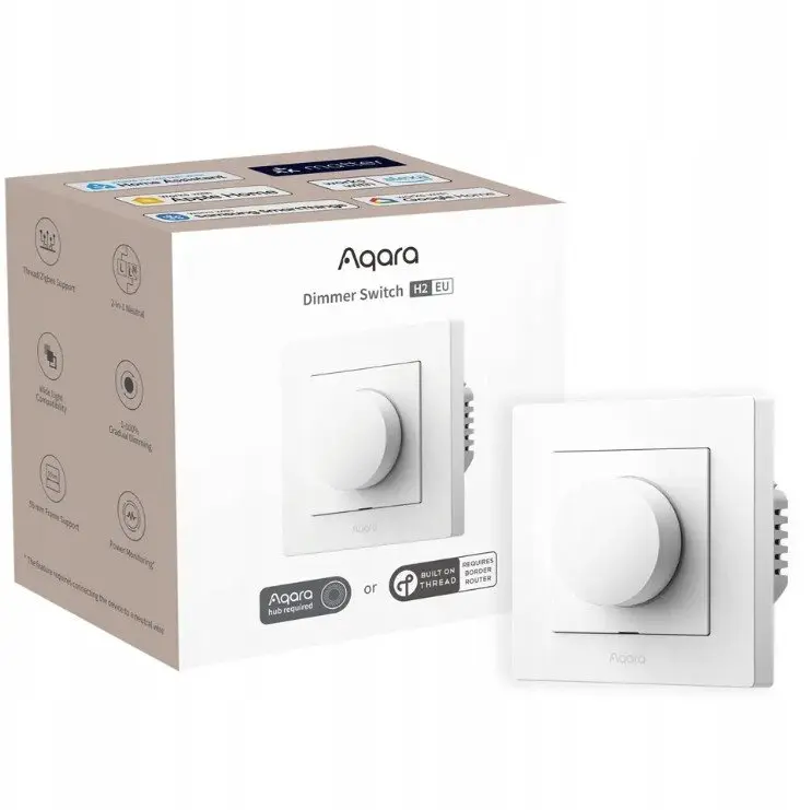 Aqara Dimmer Switch H2 EU White Viedais slēdzis Photo 9