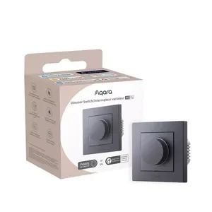 Aqara Dimmer Switch H2 EU Pelēks | Gaismas dimmeris ar pogu | Thread, Zigbee, KD-R01D-G, Aqara