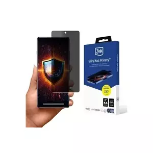 Ekrāna aizsargs 3MK Silky Matt Privacy Pro priekš Apple iPhone 12 Pro Max — pretatspīduma, privātuma filtrs