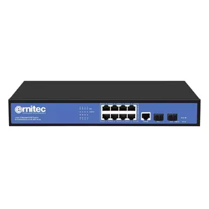 Tīkla slēdzis Ernitec ELECTRA-M08-1GB-150W 8 porti 1GB 150W