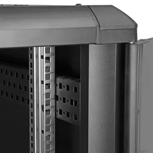 4-стоечный серверный шкаф 22U StarTech RK2236BKF — запираемый 19" шкаф, 800 кг, на роликах