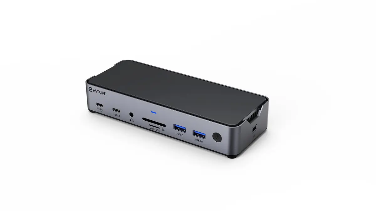 eSTUFF GLB232006 USB-C Laptop Docking Station Photo 9