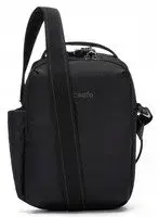 Crossbody bag Pacsafe V Tour — black, lightweight, water-resistant