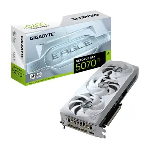 Видеокарта GIGABYTE GeForce RTX 5070 Ti — 16 ГБ GDDR7, PCIe 5.0, 256-bit, охлаждение WINDFORCE 3X, 304×126×50 мм, TDP 300 Вт
