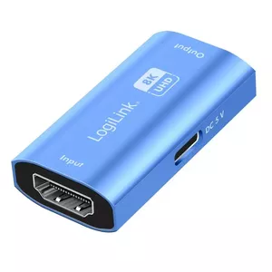 HDMI repeater LOGILINK HD0064 — signal extender for HDMI up to 20 m, supports 8K 60Hz
