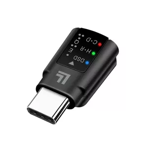 Аудио адаптер LogiLink USB-C DAC USB-C/M на 3.5 мм/F черный