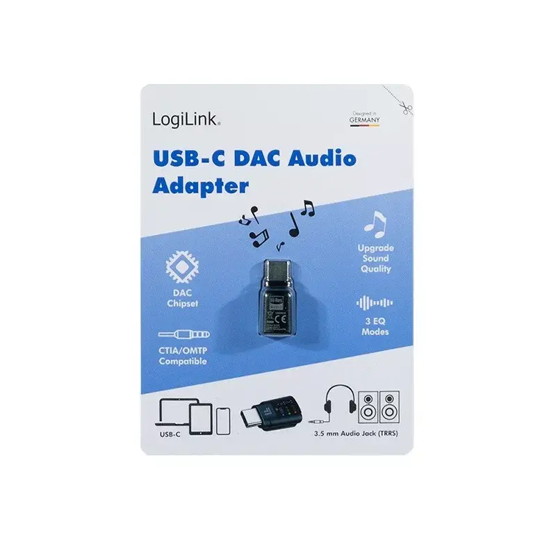 Аудио адаптер LogiLink USB-C DAC Photo 8