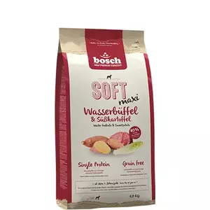 Сухой корм для собак Bosch Pet Food SOFT Maxi Water Buffalo & Sweet Potato 2,5 кг — взрослым, беззерновой, крупные породы