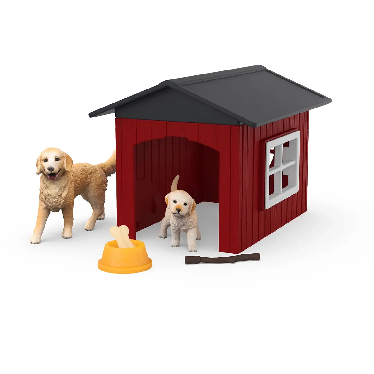 Schleich FARM WORLD Dog Kennel with Golden Retriever Photo 4