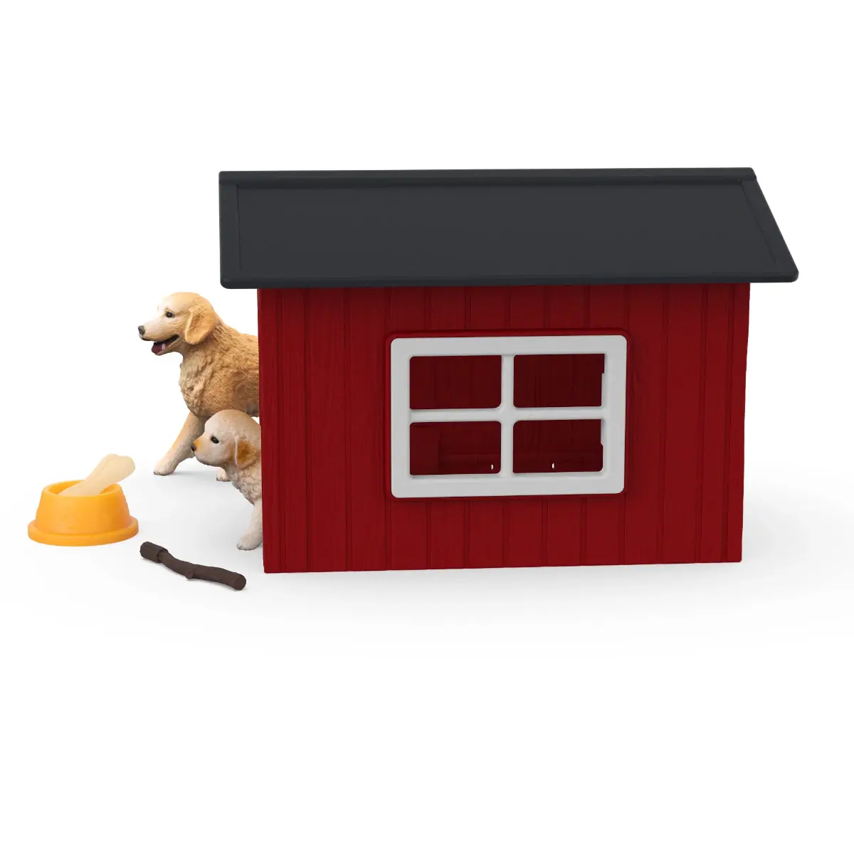 Schleich FARM WORLD Dog Kennel with Golden Retriever Photo 5