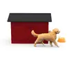 Schleich FARM WORLD Dog Kennel with Golden Retriever Photo 6