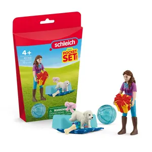 Spēļu komplekts Schleich HORSE CLUB «Birthday Party» ar Lisas figūru, dzīvnieki, daudzkrāsains, 5–12 gadi