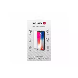 Ekrāna/aizmugures aizsargs SWISSTEN priekš Apple iPhone 12 / 12 Pro — rūdīts stikls, noturīgs pret skrāpējumiem, 6,1", 1 gab.