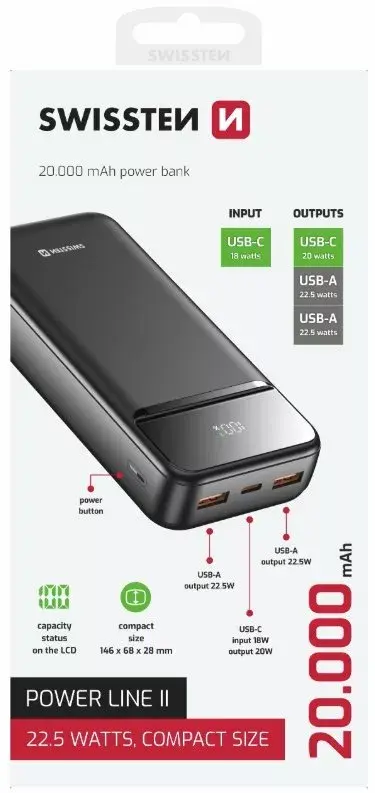 Power Bank Swissten Power Line II 22013947 Photo 4